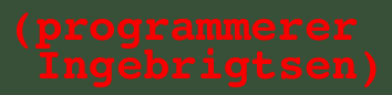 Programmerer Ingebrigtsen